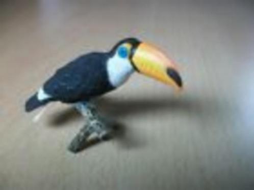 Schleich 170059 toekan, dierfiguur, Verzamelen, Dierenverzamelingen, Zo goed als nieuw, Beeldje of Figuurtje, Vogel, Verzenden