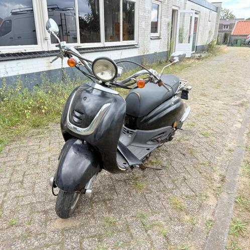 Retro snorscooter Znen opknapproject, Fietsen en Brommers, Snorfietsen en Snorscooters, Gebruikt, Overige merken, Benzine, Ophalen