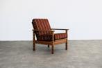 brutalist easy chair | vintage fauteuil | jaren 60 | eiken, Hout, Gebruikt, ., Minder dan 75 cm