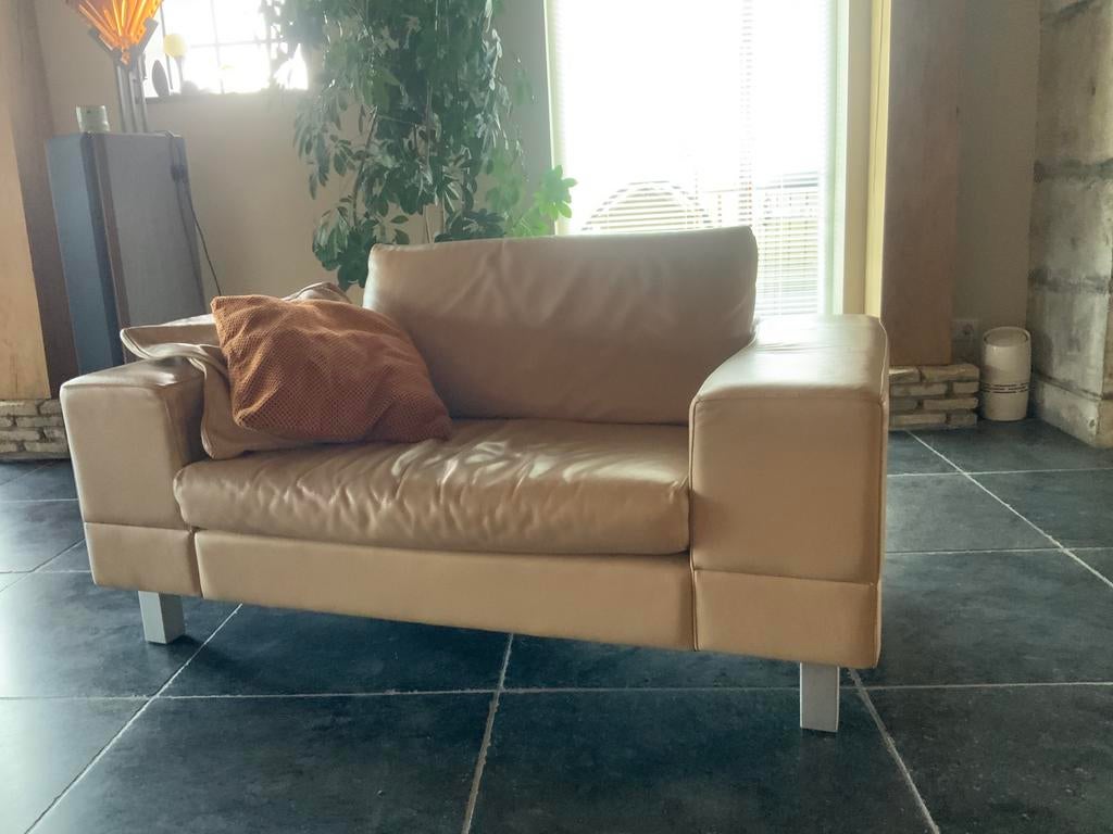 Leren love seat, Ophalen, Gebruikt