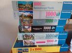 Legpuzzels van 1000 stukjes, waarvan 1 met 500 stukjes, Ophalen, 500 t/m 1500 stukjes, Zo goed als nieuw