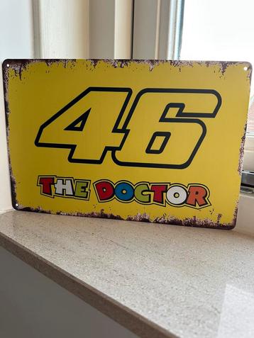Mooi vintage bord van Valentino Rossi 20x30 beschikbaar voor biedingen
