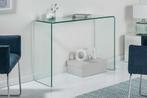 Glazen design bureau/dressoir 100 cm, Ophalen, Zo goed als nieuw