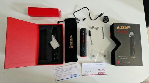 AURA Flowermate vaporizer, Verzamelen, Rookartikelen, Aanstekers en Luciferdoosjes, Nieuw, Sigarenbandjes, Ophalen of Verzenden