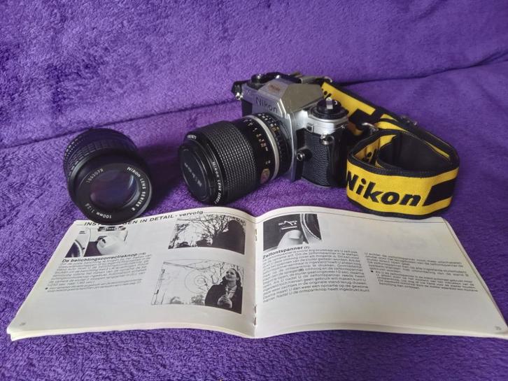 Nikon FG-20 camera, Audio, Tv en Foto, Fotocamera's Analoog, Gebruikt, Spiegelreflex, Nikon, Ophalen of Verzenden