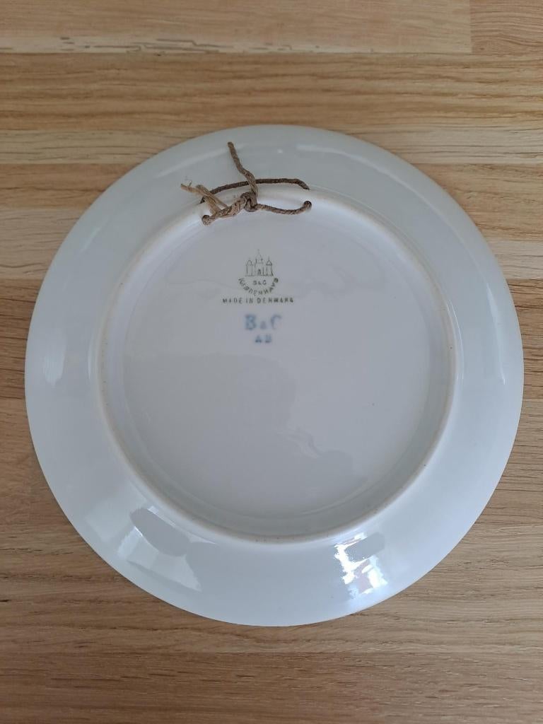 Bing & Grøndahl B&G kerst jaarbord 1910, Ophalen of Verzenden