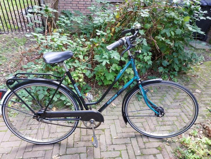 Mooie zwart/groene Union San Remo, Fietsen en Brommers, Fietsen | Dames | Damesfietsen, Gebruikt, Overige merken, Versnellingen