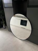 LINDBYN Spiegel, zwart, 110 cm ikea spiegel rond, Huis en Inrichting, Woonaccessoires | Spiegels, Ophalen of Verzenden, Zo goed als nieuw