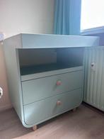 Mooie Ikea Commode / Aankleedtafel met Lades Myllra turkoois, Ophalen, Zo goed als nieuw, 75 tot 100 cm, Opstaande rand