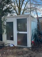 Mobiel werkplaats, schaftkeet, berging, kantoor, Glazen Huis, Ophalen, Gebruikt