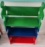 KidKraft Boekenkast Puzzel Rood/Blauw/Groen, Ophalen, Gebruikt, Minder dan 50 cm, 90 tot 105 cm