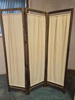 Vintage Kamerscherm met Houten Frame, Ophalen, Gebruikt