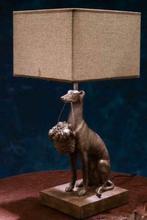 lamp windhond whippet greyhound galgo hazewindhond, Antiek en Kunst, Ophalen of Verzenden