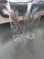 2x Riviera Maison fiori, Ophalen, Overige kleuren, Minder dan 50 cm, Glas