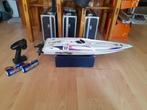 Zeer snelle Twin Storm 800 Brushless powerboot RTR, Ophalen, Zo goed als nieuw, Groter dan 1:32, Overige merken