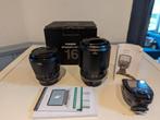 Fujifilm 90mm F2.0 + 16mm F1.4 Prime + Godox trigger, Ophalen, Zo goed als nieuw, Standaardlens