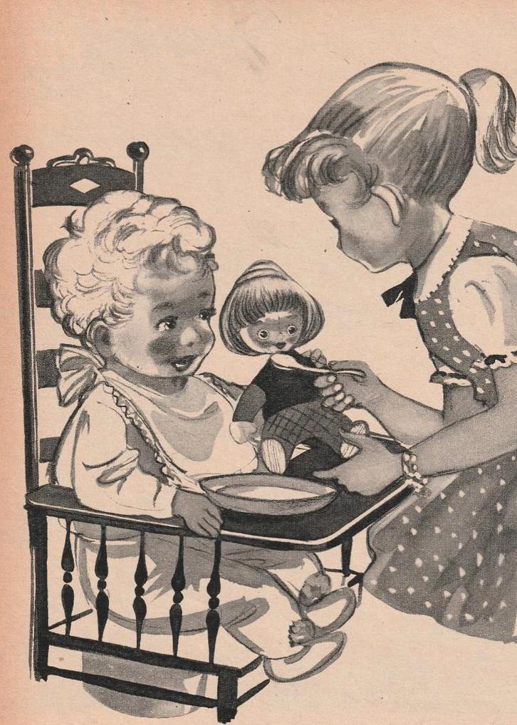 Retro reclame 1962 Molenaar's Kindermeel pop & zus, Verzamelen, Retro, Overige typen, Verzenden