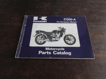 Kawasaki Z1300 A1 A2 A3 1980 parts list catalog onderdelen beschikbaar voor biedingen
