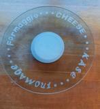 Groot glazen draaiend kaasplateau., Huis en Inrichting, Keuken | Servies, Ophalen, Zo goed als nieuw, Glas