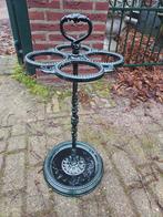 Gietijzeren donkergroene paraplu standaard., Antiek en Kunst, Ophalen of Verzenden