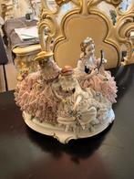 Prachtig groot porselein beeld unterwisbach, Antiek en Kunst, Antiek | Porselein, Ophalen of Verzenden