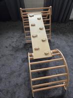 Montessori Klimset (Klimboog, Rek, Glijbaan), Ophalen of Verzenden, Gebruikt, Glijbaan