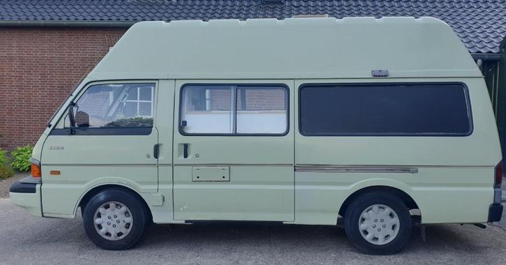 MAZDA E2200 buscamper met verhoogd dak, Caravans en Kamperen, Campers, Particulier, tot en met 2, Buscamper of Camperbus, Overige merken