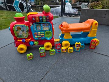 Vtech trein en loopwagen beschikbaar voor biedingen