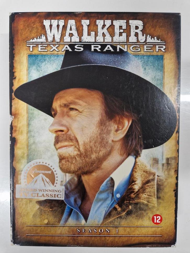 Walker, Texas Ranger - Seizoen 1 DVD, Cd's en Dvd's, Dvd's | Tv en Series, Gebruikt, Actie en Avontuur, Boxset, Vanaf 12 jaar