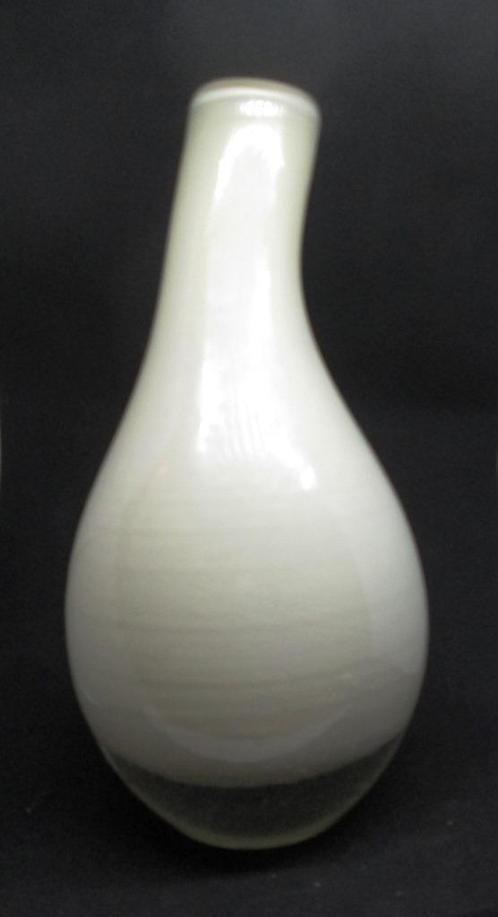 Vintage beige design vaas in kalebas-vorm, Verzamelen, Retro, Huis en Inrichting, Ophalen