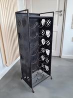 Metalen wijnrek, Gebruikt, 15 tot 25 flessen, Ophalen of Verzenden, Metaal