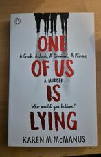 One of Us Is Lying - Karen M. McManus, Boeken, Ophalen of Verzenden, Zo goed als nieuw, Karen M. McManus, Nederland