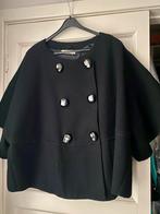 Originele wollen jas van Prada, kleur zwart - maat NL 40, Verzenden, Zo goed als nieuw, Maat 38/40 (M), Zwart