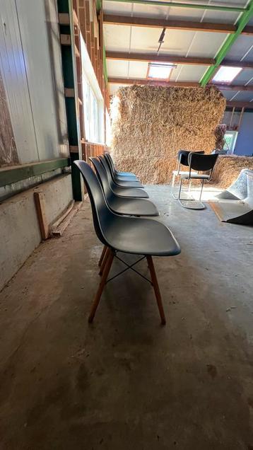 6 Kuipstoelen - Stoelen - donkerblauw beschikbaar voor biedingen
