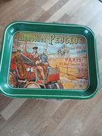 Vintage dienblad peugeot, Ophalen of Verzenden, Gebruikt, Rechthoekig, Metaal