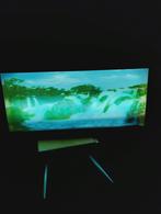 Vintage Chinese 2D waterval wandlamp met glazen plaat, Antiek en Kunst, Ophalen of Verzenden