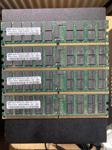 16 GB (4x4) Samsung PC2 5300P ECC geheugen beschikbaar voor biedingen
