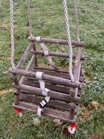 Houten Babyschommel met Veiligheidsriem, Kinderen en Baby's, Speelgoed | Buiten | Los speelgoed, Ophalen, Gebruikt