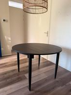 Houten eettafel rond, Ophalen, Gebruikt, 100 tot 150 cm, Rond