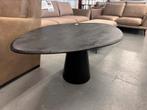 Organisch gevormde salontafel zwart  120x80x52, Ophalen, Industrieweg 25, 100 tot 150 cm, Rj