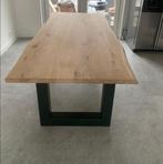 2 Eiken Boomstam Tafels - Nieuw - 2,20m x 1m, Doe-het-zelf en Verbouw, Ophalen, 20 tot 50 mm, Nieuw, Veluwsetafelbladen@gmail.com