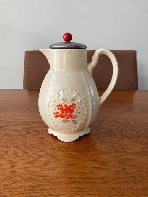 Vintage aardewerken theepot, Verzamelen, Retro, Huis en Inrichting, Ophalen of Verzenden