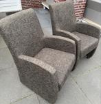 Set van 2 stoffen fauteuils, Ophalen, Minder dan 75 cm, Zo goed als nieuw, Stof