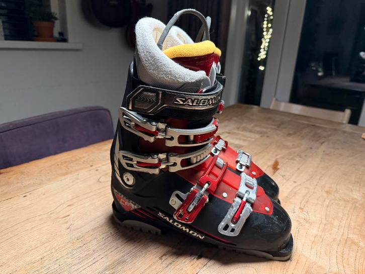 Salomon skischoenen maat 27/27,5, Sport en Fitness, Skiën en Langlaufen, Gebruikt, Schoenen, Skiën, Salomon, Minder dan 100 cm