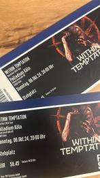 2 tickets Within Temptation zondag 6 oktober Keulen, Tickets en Kaartjes, Twee personen