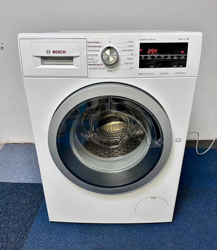 Bosch Serie 6 Wash & dry 8/5 Was-Droogcombinatie 1500 toeren, Witgoed en Apparatuur, Was-droogcombinaties, Zo goed als nieuw, Minder dan 85 cm