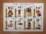 4x Disney postzegels Antique Disney Toys, Overige thema's, Verzenden, Postfris