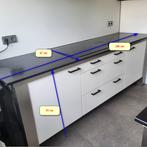 Mooie keuken van SIEMATIC, Huis en Inrichting, Keuken | Complete keukens, Ophalen of Verzenden, Gebruikt, Wit, Enkelwandige keuken