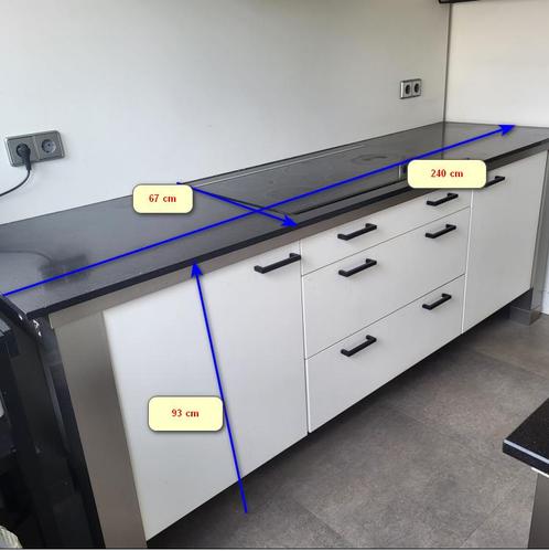 Mooie keuken van SIEMATIC, Huis en Inrichting, Keuken | Complete keukens, Gebruikt, Enkelwandige keuken, Wit, Ophalen of Verzenden