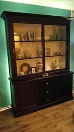 Zwarte buffetkast, Huis en Inrichting, Kasten | Buffetkasten, Ophalen, Gebruikt, 200 cm of meer, 150 tot 200 cm
